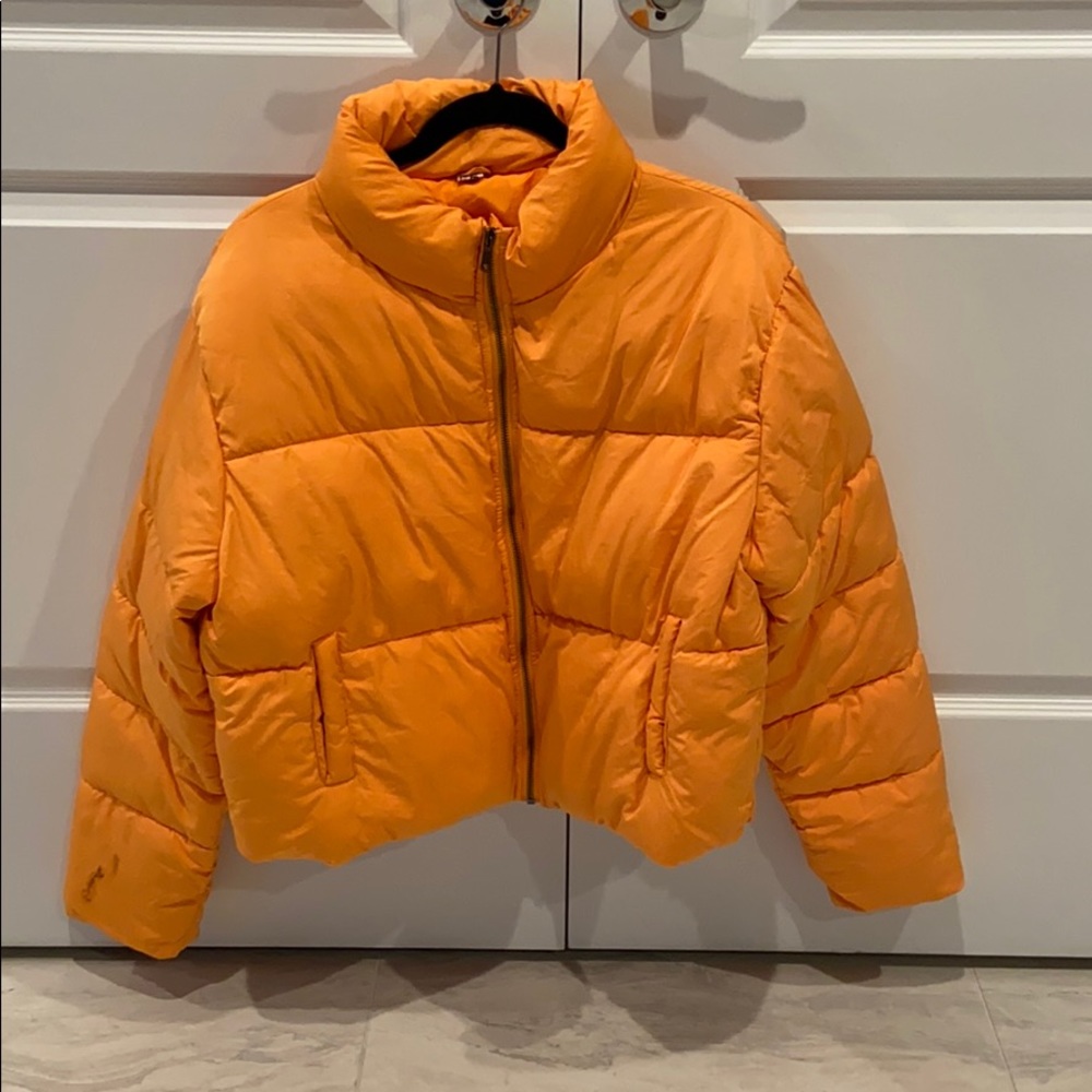 Syracuse orange puffer jacket